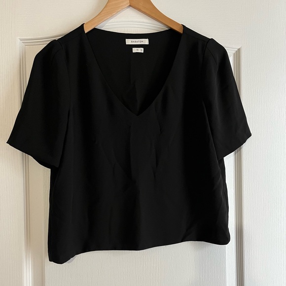 Black Babaton Crop Top - Picture 1 of 3